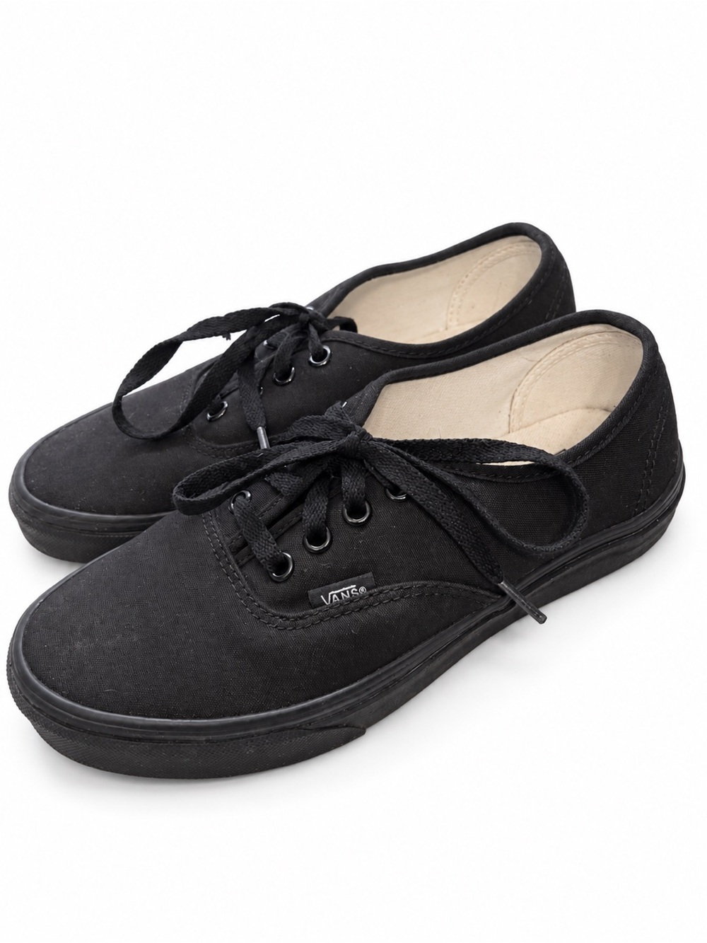Vans Authentic Black Monochrome Sneakers Women’s 7.5 Men’s 6